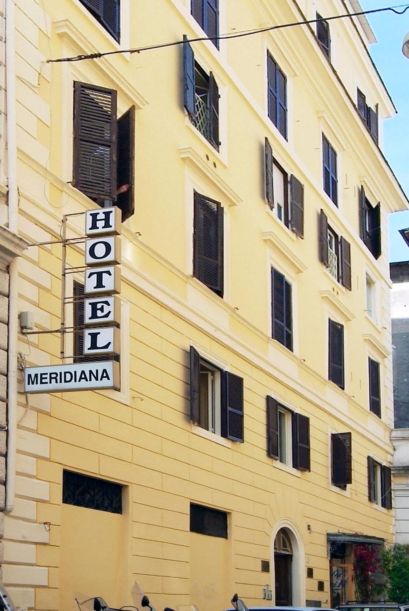 Hotel Meridiana Roma Esterno foto